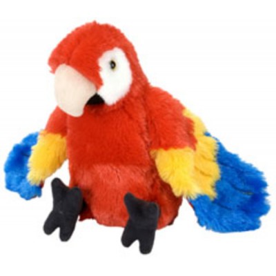 PELUCHE PERROQUET ROUGE