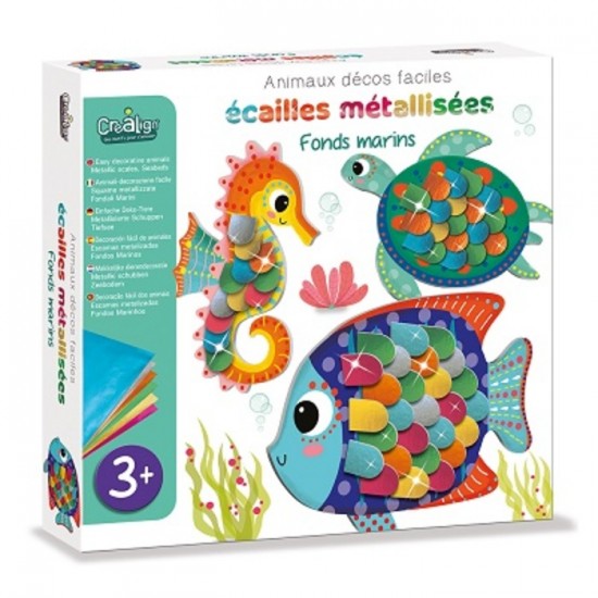 ÉCAILLES MÉTALLISÉES - FONDS MARINS