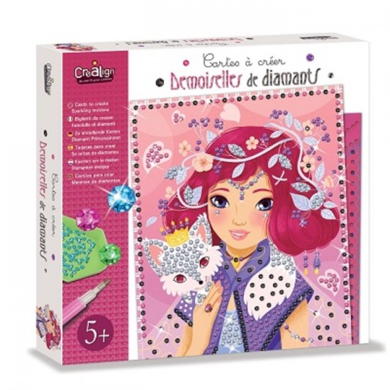 CARTES À CRÉER - DEMOISELLES DE DIAMANTS