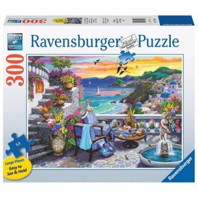 PZ 300 / COUCHER DE SOLEIL SUR SANTORINI
