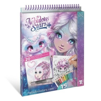 NEBULOUS LIVRE A COLORIER AQUARELLE