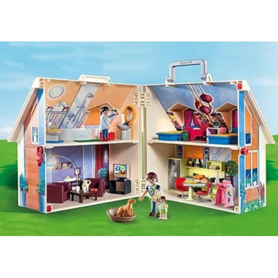 DOLLHOUSE / MAISON TRANSPORTABLE EQUIPEE