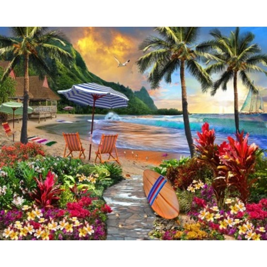 PEINTURE# / SOUS LES COCOTIERS