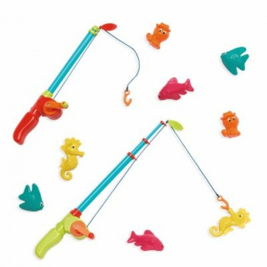 ENSEMBLE DE 2 CANNES A PECHE MAGNETIQUES