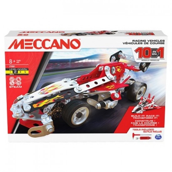 MECCANO / VOITURE DE COURSE 10 EN 1