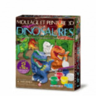 MOULE ET PEINT DES DINOSAURES