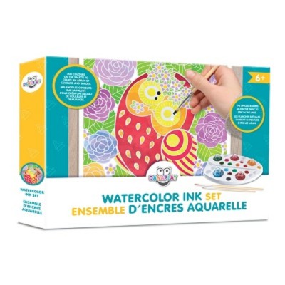 AQUA PAINT PEINTURE AQUARELLE HIBOUX