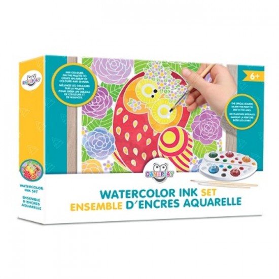 AQUA PAINT PEINTURE AQUARELLE HIBOUX