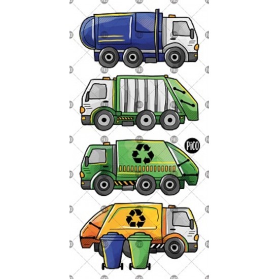 TATOUAGE / CAMIONS DE RECYCLAGE