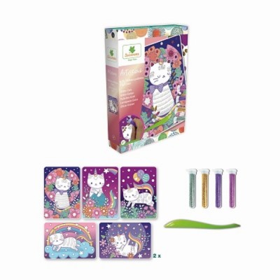 ARTISSIMO TABLEAUX PAILLETTES CHATS