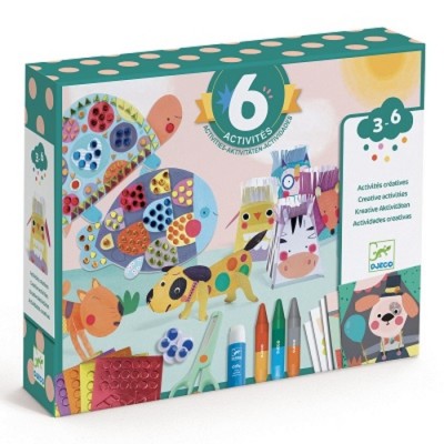 COFFRET 6 ACTIVITES LES ANIMAUX ET LEUR MAISON