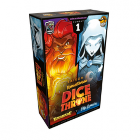 DICE THRONE SAIS. 1 - BARBARE CONTRE ELFE LUNAIRE