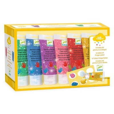 PEINTURES A DOIGTS PAILLETTES