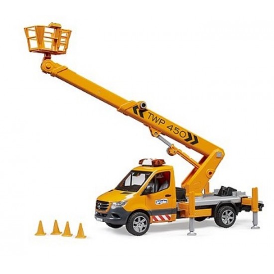 CAMION DE SERVICE AVEC PLATEFORME TELESCOPIQUE