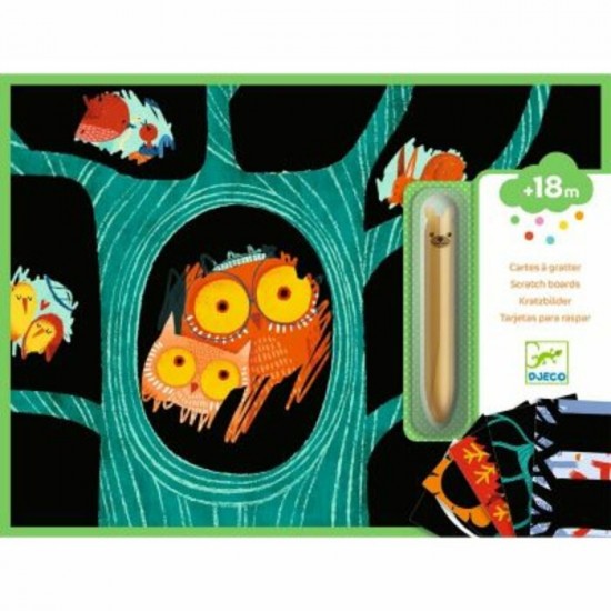 CARTES A GRATTER / ANIMAUX A DECOUVRIR