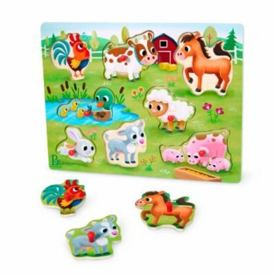 PZ DE BOIS ANIMAUX DE LA FERME