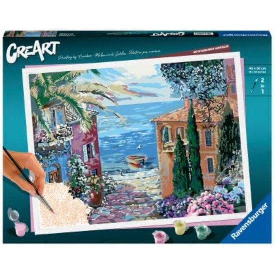 PEINTURE# / CREART / PAYSAGE MEDITERANIEN