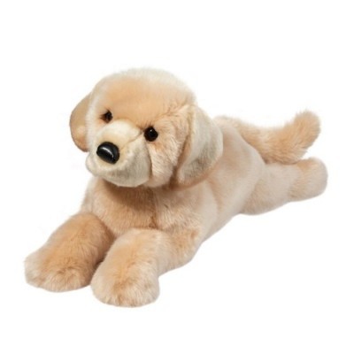 PELUCHE CHIEN LABRADOR JAUNE GROS