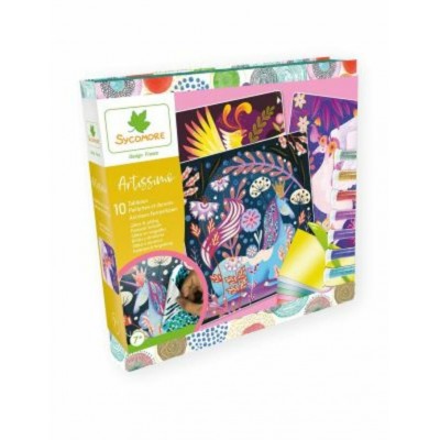 ARTISSIMO TABLEAUX PAILLETTES ANIMAUX FANTASTIQUES