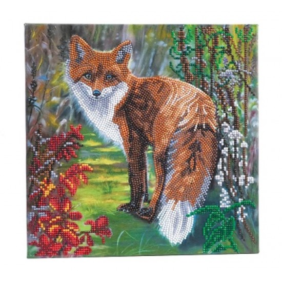 TOILE DIAMANT / RENARD D'AUTOMNE