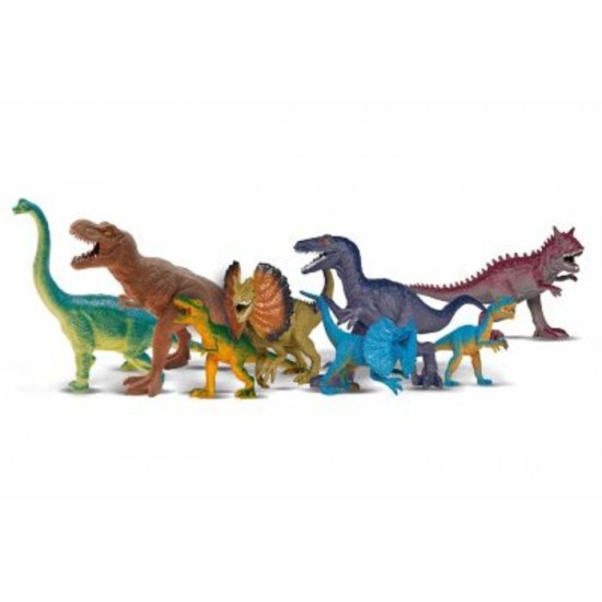 ENSEMBLE DE 8 DINOSAURES