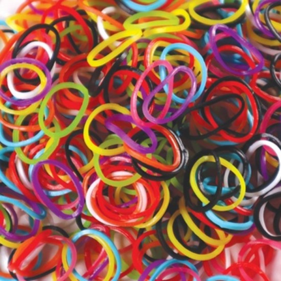 RAINBOW LOOM ELASTIQUES ASST