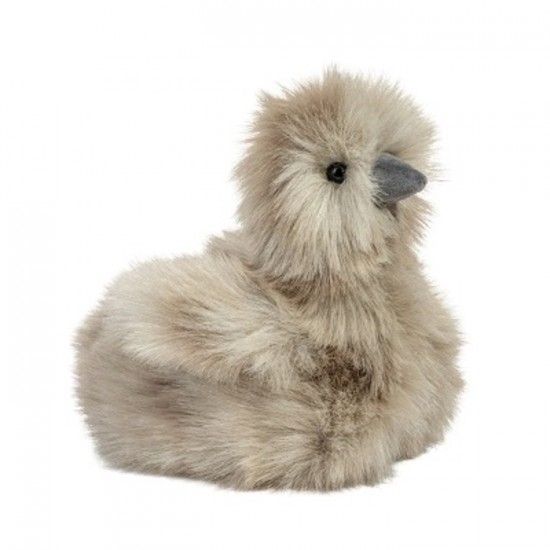 PELUCHE POUSSIN POIL LONG