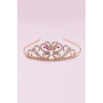 COURONNE DIAMANT PAPILLON