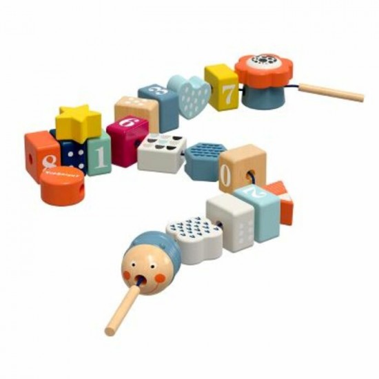 JEU D'ENFILAGE CHENILLE