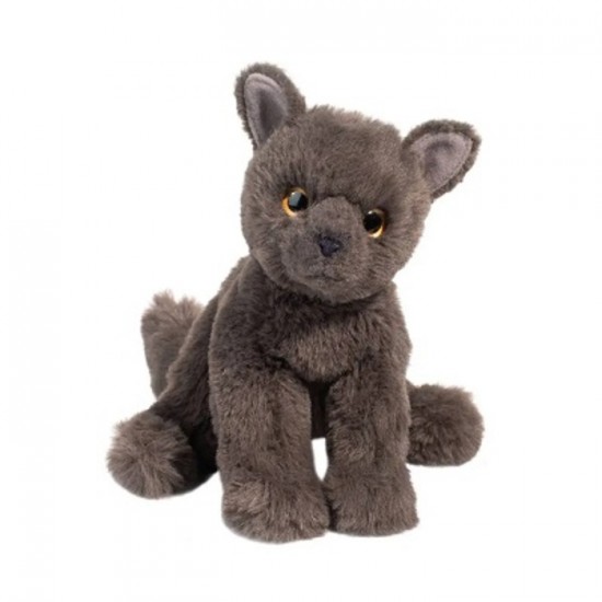 PELUCHE CHAT GRIS MINI SOFT
