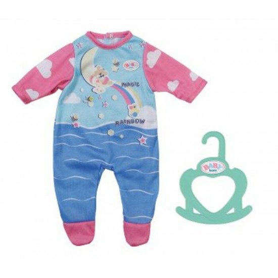 BABY BORN - PETIT PYJAMA BLEU ET ROSE 36 CM