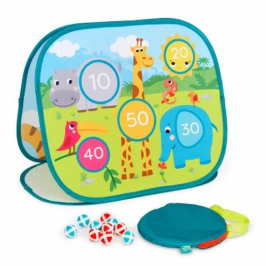 B. JEU DE CIBLE AVEC BALLES VELCRO TOSS & SCORE