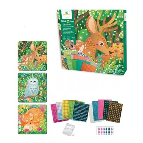 MOSAIQUE ANIMAUX FORET