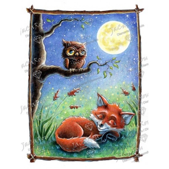 TOILE DIAMANT / SLEEPY FOX
