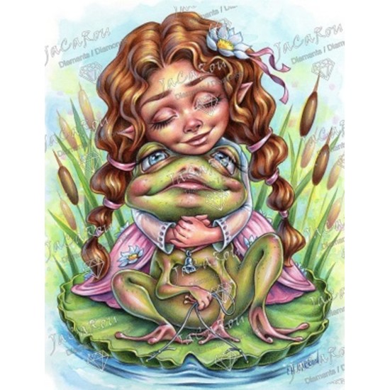 TOILE DIAMANT / BEST FROGGY FRIEND