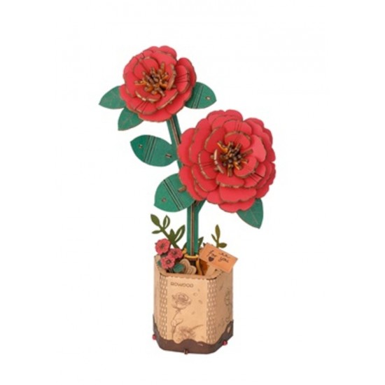 WOODEN BLOOM / CAMELIA ROUGE