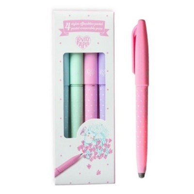 STYLOS EFFACABLES PASTEL