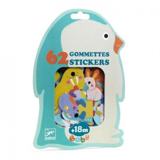 GOMMETTES ANIMAUX BANQUISES
