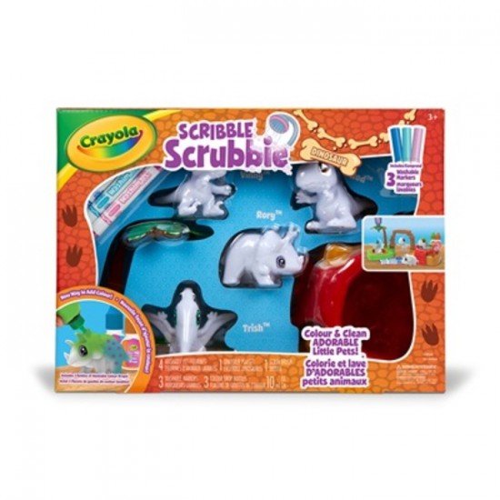 SCRIBBLE SCRUBBIE - ENSEMBLE DINOSAURES