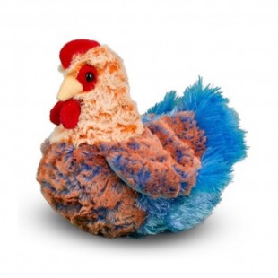 PELUCHE POULE BLEU