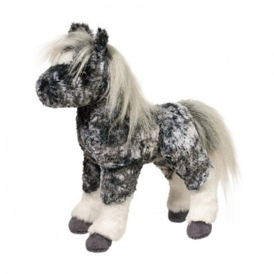 PELUCHE CHEVAL GRIS DAPPLE