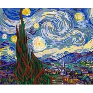 PEINTURE # / VAN GOGH NUIT ETOILEE