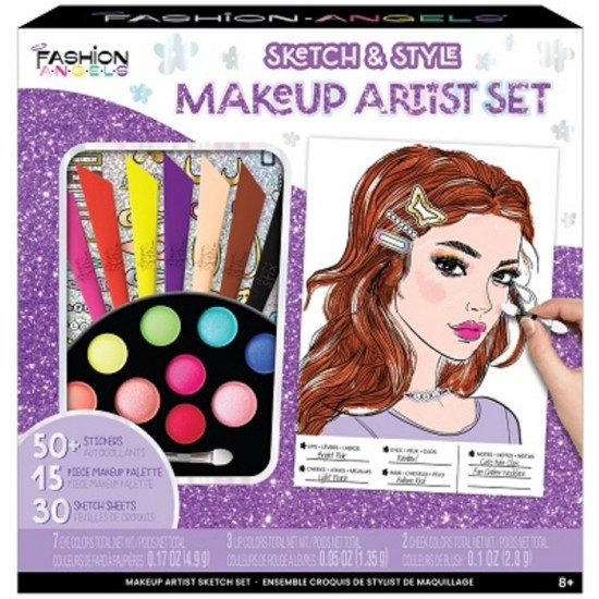 ENSEMBLE CROQUIS DE STYLISTE DE MAQUILLAGE
