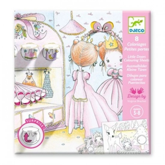 COLORIAGES SURPRISES / LES PETITES PORTES DE PUPI