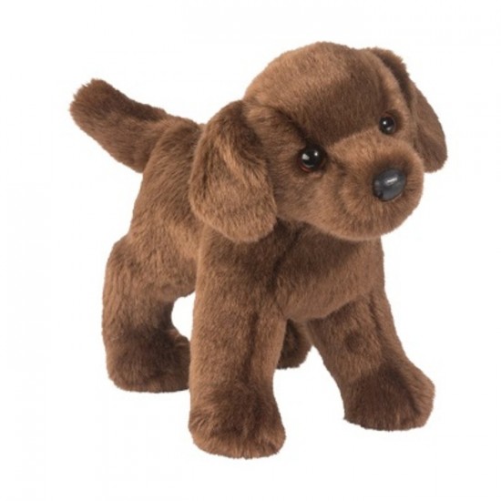 PELUCHE CHIEN LABRADOR CHOCOLAT