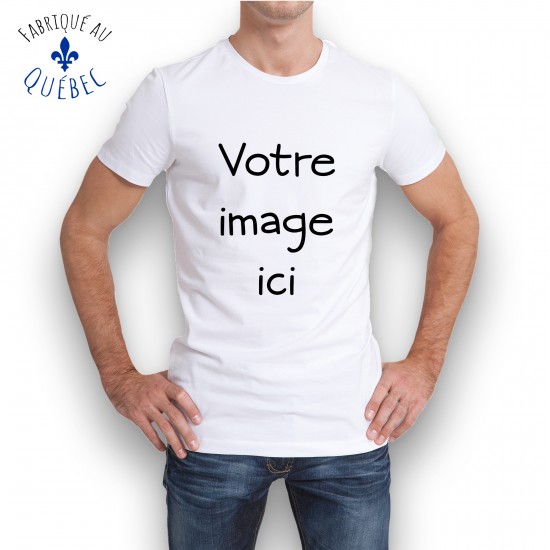 T-shirt fabriqué au Québec pour adulte à...