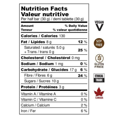 ÉRABLE 65% - chocolat HUMMINGBIRD