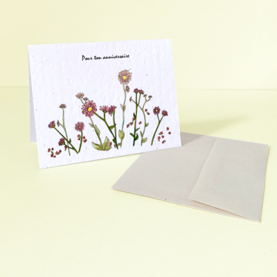 CHAMPS de FLEURS | FR - Joyeuse Anniversaire - Flower Ink