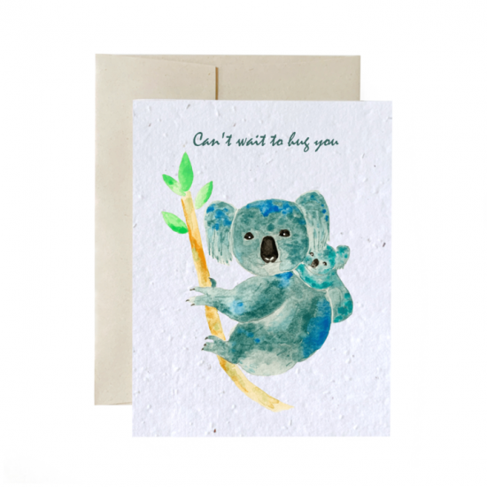 KOALA | EN - Can't wait to HUG you - Flower Ink