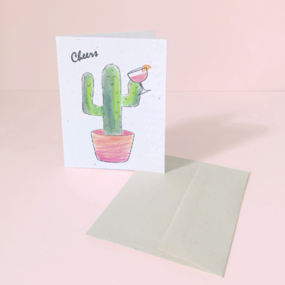 HAPPY CACTUS | EN - Cheers - Flower Ink